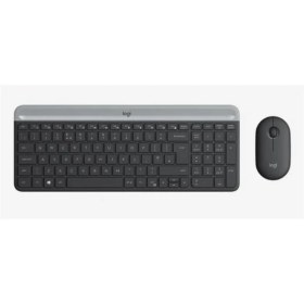 Resim Logıtech MK470 Kablosuz Klavye & Mouse Set- Siyah 920-009435 