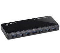 Resim TP-LINK UH720 2ŞARJ PORTLU 7 PORT USB 3.0 HUB 