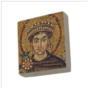 Resim I. Justinianus Büyük Jüstinyen Baskılı Taş Magnet 5x5 