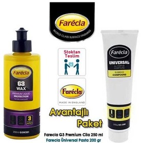 Resim Farecla G3 Wax Premium 250ml Üniversal Pasta 200gr 