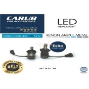 Resim Carub BR0411401-LEDLİ Zenon Far Ampulü Turbo 12V C.o.b H4 