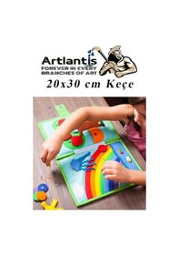 Resim Mor Keçe 50 x 70 CM 2.0 MM 1 Adet Renkli Hobi Keçesi Elişi Keçesi Anasınıfı Kreş Okul Öncesi 