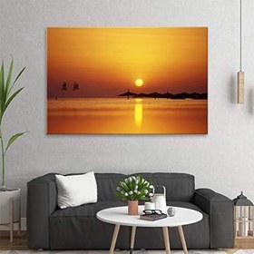 Resim Arty Tablo Gün Batımı Antalya Tablo Amz-Ala187-X 45X30 