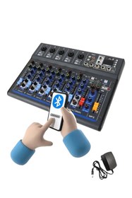 Resim Lastvoice Ample Surface-Paket-4 Aktif hoparlör ve Mixer Full Ses Sistemi Seti 
