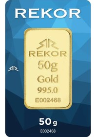 Resim Rekor 50 Gr Külçe Altın 
