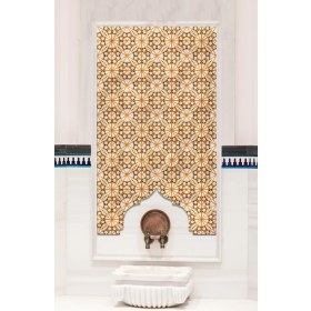 Resim Kütahya Hedef Çini 80X140 Türk Hamam Çinisi 