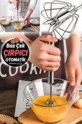 Resim Munico Kek Krep Krema Çırpmak İçin Kullanılan Yarı Manuel Çırpıcı Koklay Temizlenen Pratik Yumurta Çırpıcı 
