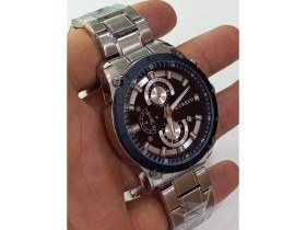 Resim Curren Çelik Kordonlu, Fonksiyonları Aktif, Kronometreli, Su Geçirmez, 2 Yıl Garantili Erkek Saati 