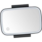 Resim Ganzhoushop Makyaj Led Işıkları İle Hallow Güneşlik Güneş Gölgeleme Ayna Pd Beyaz 