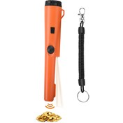 Resim 360° Arama Özelliğine Sahip Metal Dedektörü Pinpointer, LED ve Titreşim Uyarıları, Otomatik Hassasiyet - Altın Avcılığı için Kompakt Turuncu Hazine Sondası, Geri Çekilebilir Kılıf Dahil (9V Pil Dahil Değildir), Madeni Para Avı İçin 