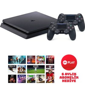 Resim SONY Playstation 4 Slim 1 Tb Yenilenmiş (Teşhir) 2 Kol Ps4 