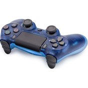 Resim Büro Ev Ofis Oyun Konsolu İçin Mavi Transparan Ps4 Gamepad Oyun Kolu 