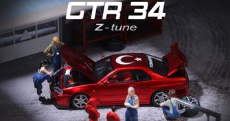 Resim Time Micro Türkiye Exclusive Nissan R34 