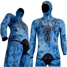 Resim Free-Sub 5mm Expert Ocean Avcı Serbest Dalış Elbisesi - 2XL 