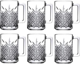 Resim 6'lı Kulplu Kristal Meşrubat Bardağı 