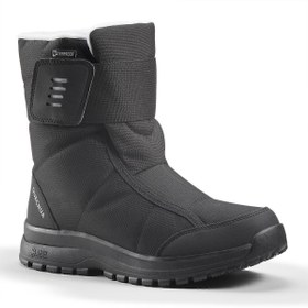 Resim Decathlon Kadın Cırt Cırtlı Outdoor Kar Botu - Su Geçirmez - Siyah - Sh100 