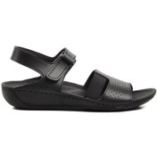 Resim Siyah Kadın Düz Sandalet Bento 16.047 Z Siyah 