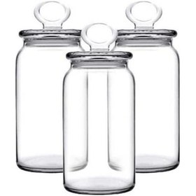 Resim Paşabahçe 96762 Kitchen Slim Baharatlık Kavanoz 860CC - 3 Adet Şeffaf 