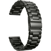 Resim Adige Vestel Akıllı Saat 2 Kordon Kayış Metal Sıralı Çelik 22/krd04 