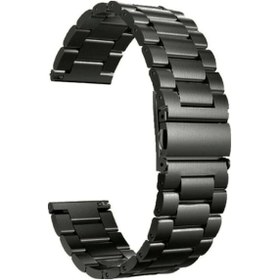 Resim Adige Vestel Akıllı Saat 2 Kordon Kayış Metal Sıralı Çelik 22/krd04 