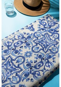 Resim Dijital Baskı Plaj Deniz Havlusu Modern Bacı Milano Desenli Peştamal Hvl0156 Renkli 