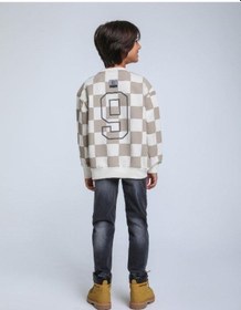 Resim Jack Lions Erkek Çocuk Best Race Yazılı İnce Şardonlu 2 İplik Sweatshirt-14258 Bej 