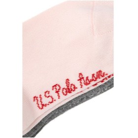 Resim U.S. Polo Assn. U.s. Polo Assn. Kız Çocuk Gri Melanj Çorap Dizaltı 50318076-vr086 