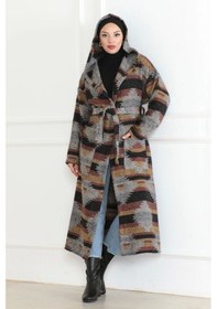 Resim Winter Desen Oduncu Kuşaklı Kap / Turuncu - F0505 Turuncu 
