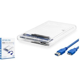 Resim Hadron Hdx1760 Harddisk Kutusu Şeffaf Usb 3.0 Sata 2.5 