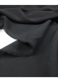 Resim Siyah Renkte Krep Kumaş En 150 Cm X Boy 275 Cm -9652 Renkli 