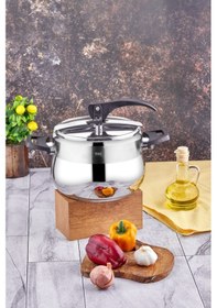 Resim Taç Bengü Pro Düdüklü Tencere 6 L Siyah 