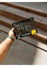 Resim Motorsiklet Plakalık Bugs Bunny Lazer Kesim Pleksi Plakalık Kişiye Özel Plakalık Uyumlu 