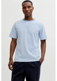 Resim Jack & Jones Jprblualves Erkek Tişört 12276801 A.mavı 