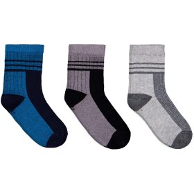 Resim Civil Boys Derbili Cool 3'lü 3-11 Yaş Erkek Soket Çorap - Standart / 7-8 Yaş 