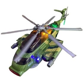 Resim 26 Cm Sesli Işıklı Hareketli Helikopter 1841 Yeşil 