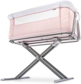 Resim Face to Me Mini Yan Yatak Katlanabilir, Ayarlanabilir Yükseklikli, Pembe Beşik - Pembe 