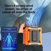 Resim 4. Nesil Belde Asılı Klima - USB Şarj Edilebilir 12000 RPM Yüksek Hızlı Taşınabilir Fan, Lanyard, Pil, İç/Dış Mekan Kullanımı, Spor, Kamp, İnşaat Alanları, Açık Hava Soğutma, Şık Tasarım, Dayanıklı Yapı 