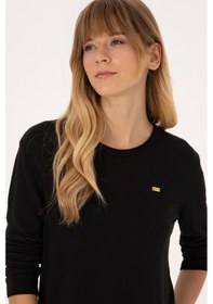 Resim U.s. Polo Assn. Kadın Siyah Kazak /triko 50315449-vr046 Sıyah 