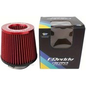 Resim Dashanshop Kırmızı 76mm Universal Yüksek Akış Racing Konik Hava Filtresi 