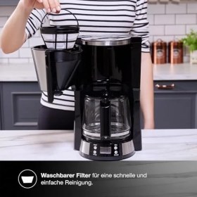 Resim Esmo Home Fakir Coffee Mine Filtre Kahve Makinesi Siyah 