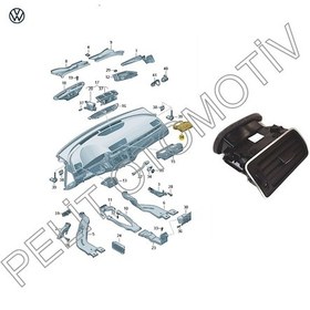 Resim Passat B6 (2006-2011) Sağ Ön Havalandırma 3AB819702A 
