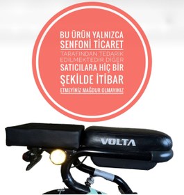 Resim Volta Vsm Deri Arka Koltuk ,çocuk Koltuğu, Sele, Oturak, Elektrik Bisiklet 