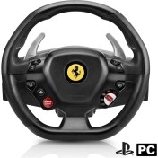 Resim T80 Rw Ferrari 488 Gtb Direksiyon Seti,ps5, Ps4 ve Pc Uyumlu, Gerçekçi Yarış Deneyimi 
