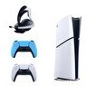 Resim Sony Playstation 5 Slim + 2. Mavi Dualsense + Pulse 3D Kablosuz Kulaklık (İthalatçı Garantili) 