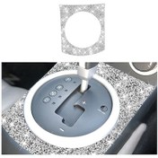 Resim Nissan 350z 2003-2009 Araba Dişli Paneli Elmas Dekoratif Etiket, Sol Ve Sağ Sürücü Evrensel 1 Adet 