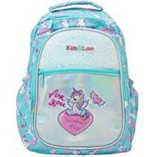 Resim Kaukko Kids Love Aynalı & Taşlı Unicorn Sırt Çantası 