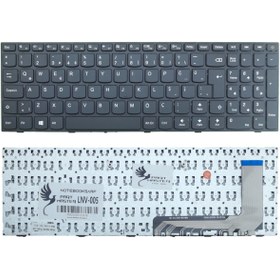 Resim Lenovo Uyumlu İdeaPad 110-15ISK 80UD00U9TX Klavye (Siyah) 