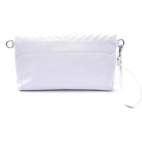 Resim Barbara Kadın Clutch Çanta 67-6010 Beyaz - Beyaz 