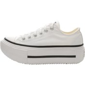 Resim Converse A15491C-K Chuck Taylor All Star Lıft Double Stack Platform Kadın Spor Ayakkabı Beyaz 