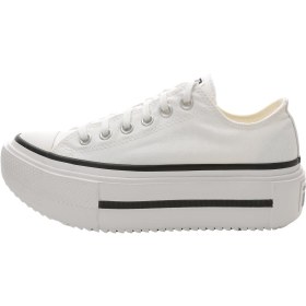Resim Converse A15491C-K Chuck Taylor All Star Lıft Double Stack Platform Kadın Spor Ayakkabı Beyaz 